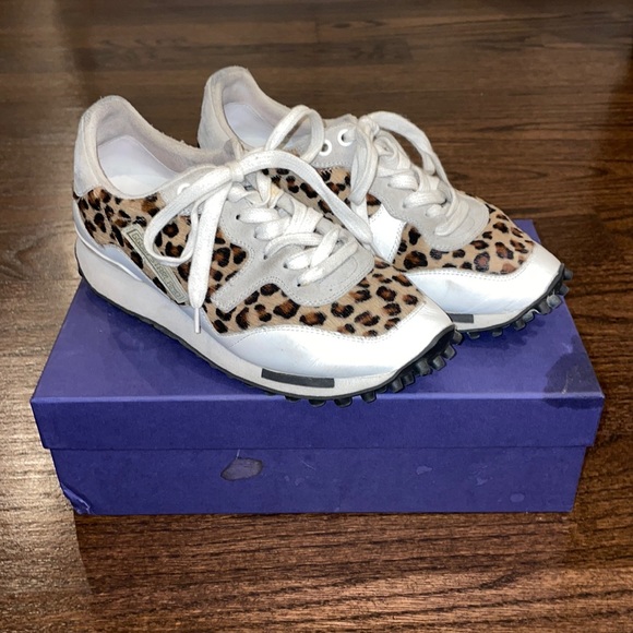 Golden Goose Shoes - Golden Goose Deluxe Brand Leopard Pony Hair Sneakers